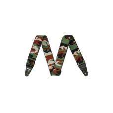 Ремень для гитары FENDER STRAP 2" WEIGHLESS CAMO WOODLAND