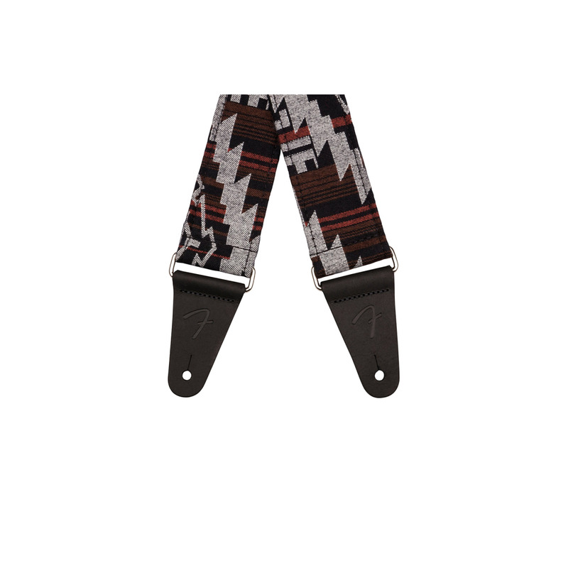 Ремень для гитары FENDER STRAP 2" ZION AZTEC BLACK