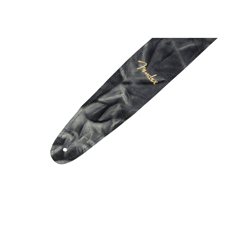 Ремень для гитары FENDER STRAP TIE DYE LEATHER BLACK