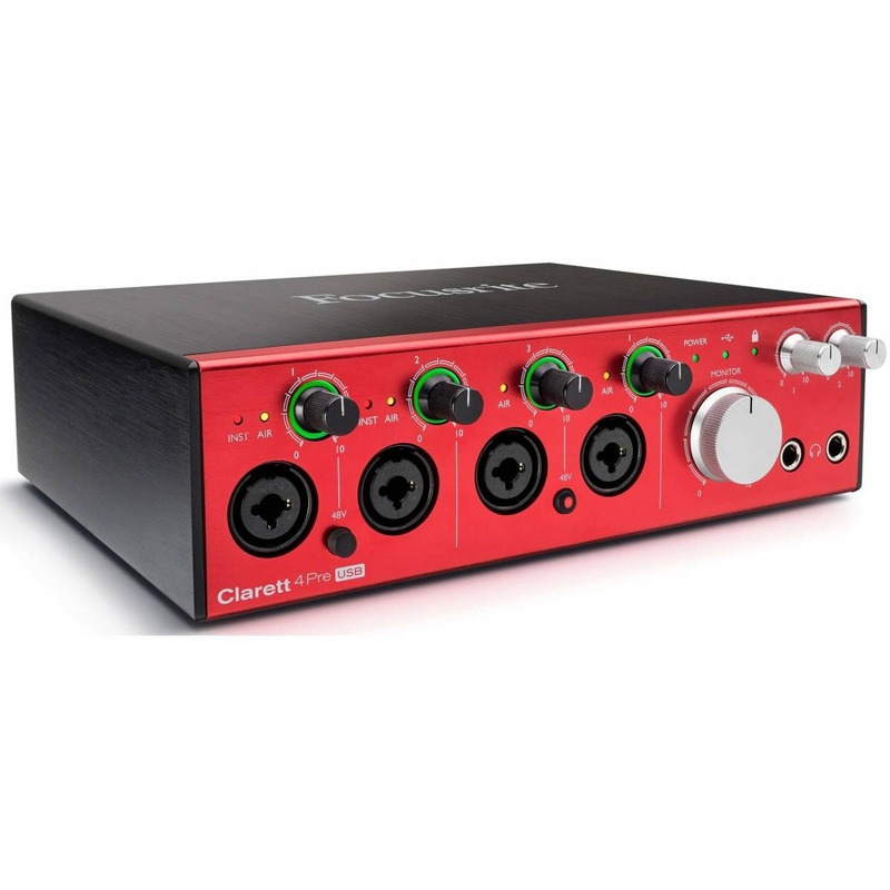Аудиоинтерфейс Focusrite Clarett 4Pre USB