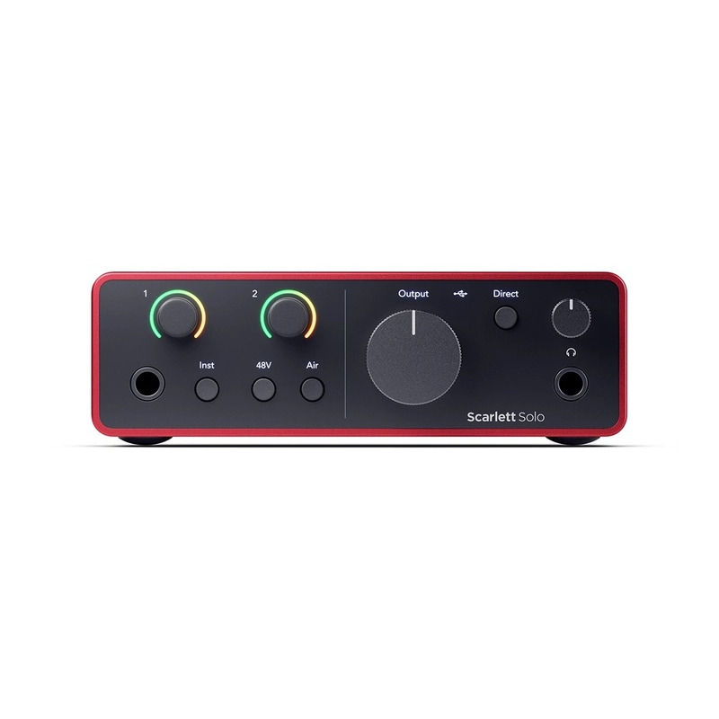 Аудиоинтерфейс Focusrite Scarlett Solo 4th Gen