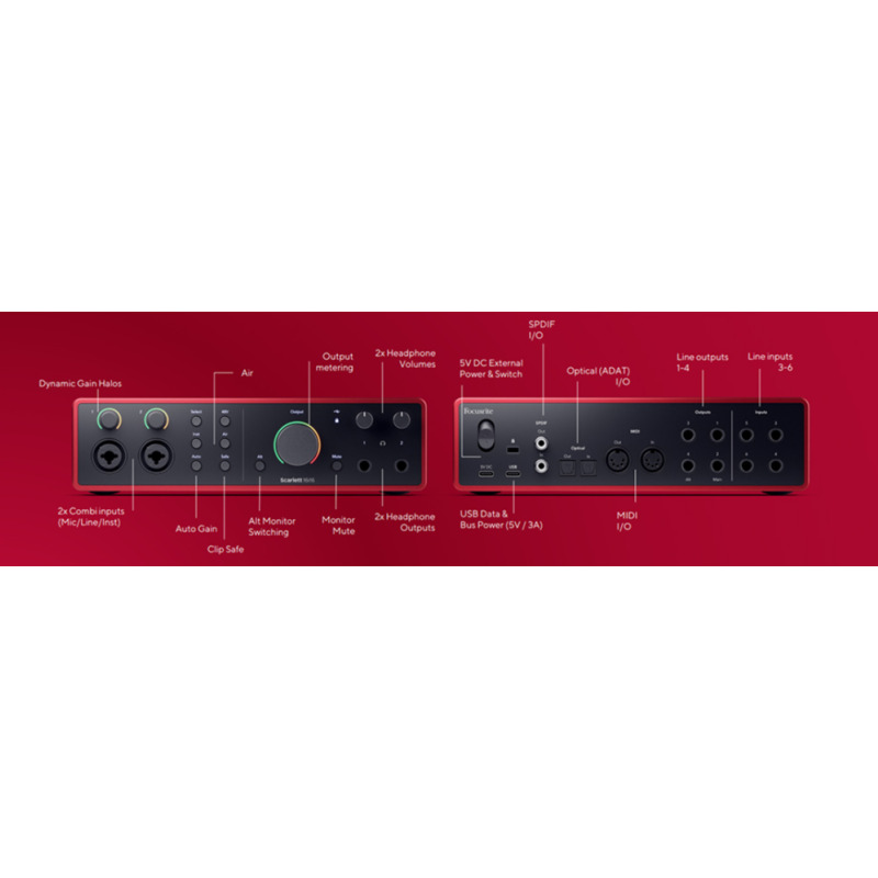 Аудиоинтерфейс FOCUSRITE Scarlett 16i16 4th Gen