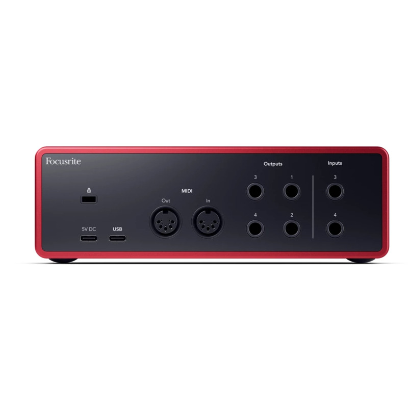 Аудіоінтерфейс Focusrite Scarlett 4i4 4th Gen