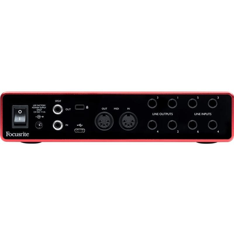 Аудиоинтерфейс Focusrite Scarlett 8i6 3rd Gen