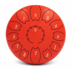 Глюкофон FZONE STD10I13N Red STEEL TONGUE DRUM