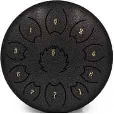 Глюкофон FZONE STD6I11N Black STEEL TONGUE DRUM