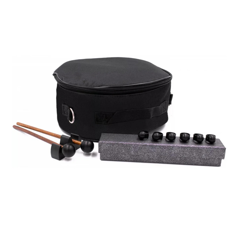 Глюкофон FZONE STD8I11N Black STEEL TONGUE DRUM