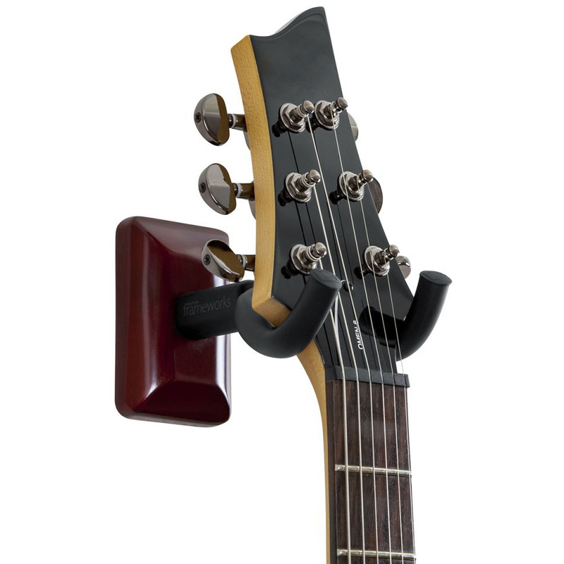 Настенное крепление для гитары GATOR FRAMEWORKS GFW-GTR-HNGRCHR Cherry Wall Mount Guitar Hanger