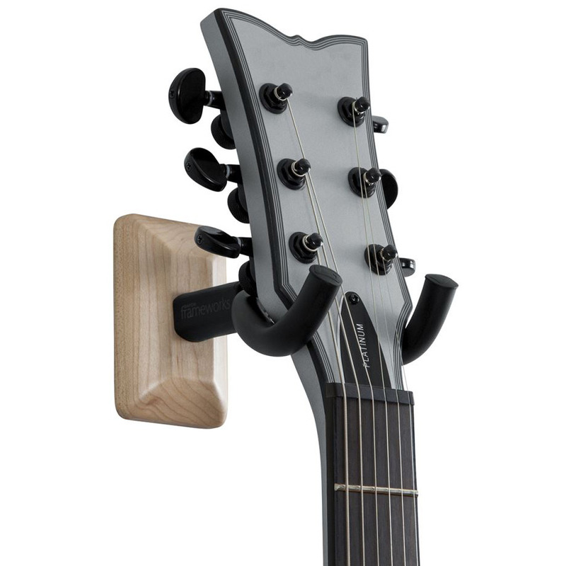 Настенное крепление для гитары GATOR FRAMEWORKS GFW-GTR-HNGRMPL Maple Wall Mount Guitar Hanger