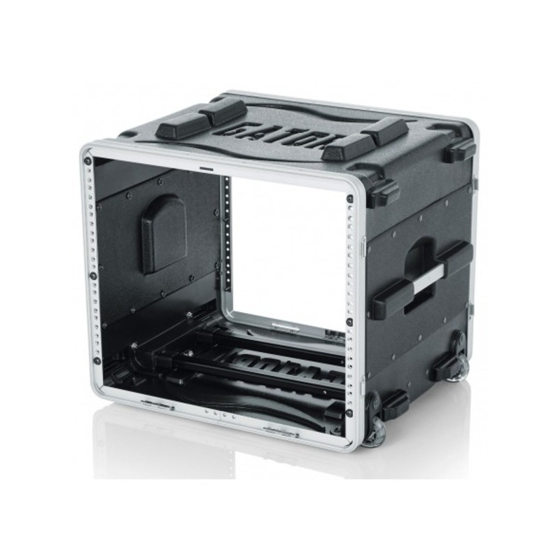 Gator GRR-8L - 8U AUDIO RACK (ROLLING)