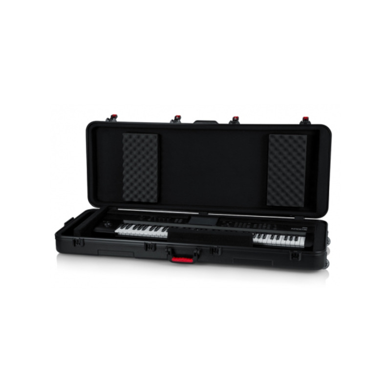 Кейс для синтезатора GATOR GTSA-KEY76 TSA ATA Molded 76-note Keyboard Case w/ Wheels
