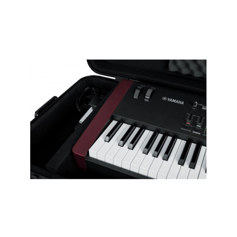 Кейс для синтезатора GATOR GTSA-KEY88 TSA ATA Molded 88-note Keyboard Case w/ Wheels