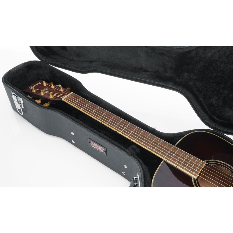 Кейс для акустической гитары GATOR GW-DREAD Dreadnought Guitar Deluxe Wood Case