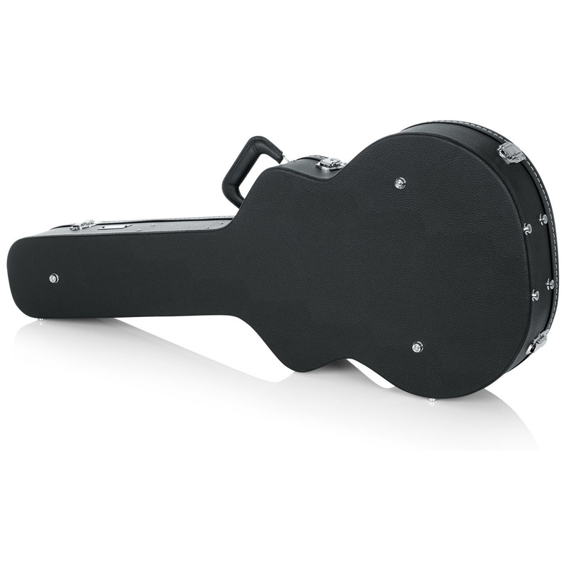 Кейс для акустической гитары GATOR GW-JUMBO Jumbo Acoustic Guitar Deluxe Wood Case