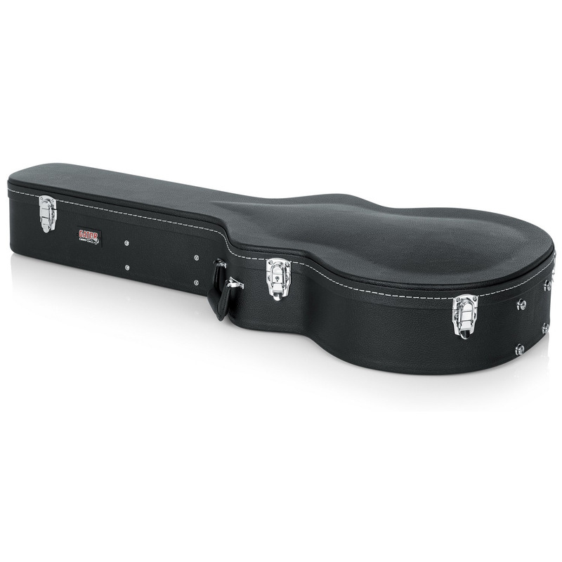 Кейс для акустической гитары GATOR GW-JUMBO Jumbo Acoustic Guitar Deluxe Wood Case
