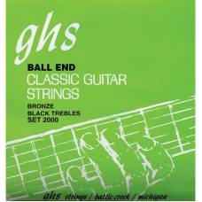 Струны для классической гитары GHS 2000 Ball End High Tension