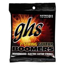 Струны для электрогитары GHS GB7MH Boomers Medium Heavy 7-Strings 11/64