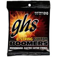 Струны для электрогитары GHS GBL-8 Boomers Light 8-Strings 10/76