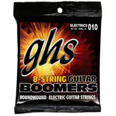 Струны для электрогитары GHS GBL-8 Boomers Light 8-Strings 10/76