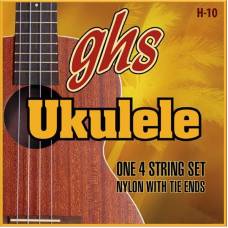 Струны для укулеле GHS H-10 Black Nylon Soprano/Concert Tie End