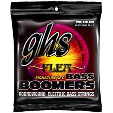 Струны для бас-гитары GHS M3045F Flea Signature Boomers Roundwound Medium 4-String 45/105