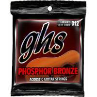 Струни для акустичної гітари GHS S325 Phosphor Bronze Light 12/54
