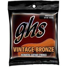 Струны для акустической гитары GHS VN-M Vintage Bronze Medium 13/56