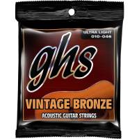 Струни для акустичної гітари GHS VN-UL Vintage Bronze Ultra Light 10/46