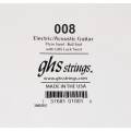 Струна GHS 008 Plain Steel  Ball End .008