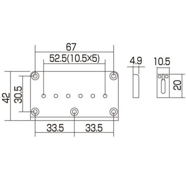 Бридж GOTOH GTC102 (CK)