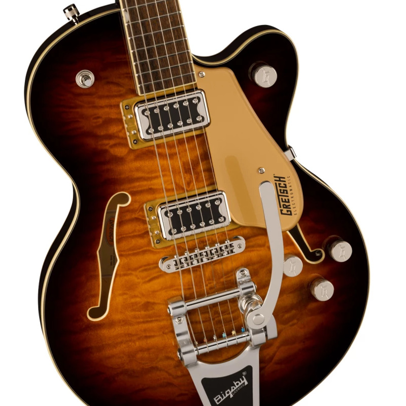Электрогитара Gretsch G5655T-QM Electromatic Center Block JR. Single-Cut Bigsby Sweet Tea