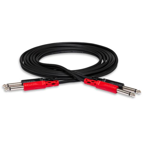 Кабель акустический двойной Hosa CPP-201 Dual TS 1 м.