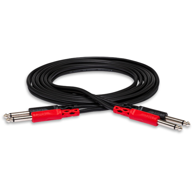 Кабель акустический двойной Hosa CPP-201 Dual TS 1 м.