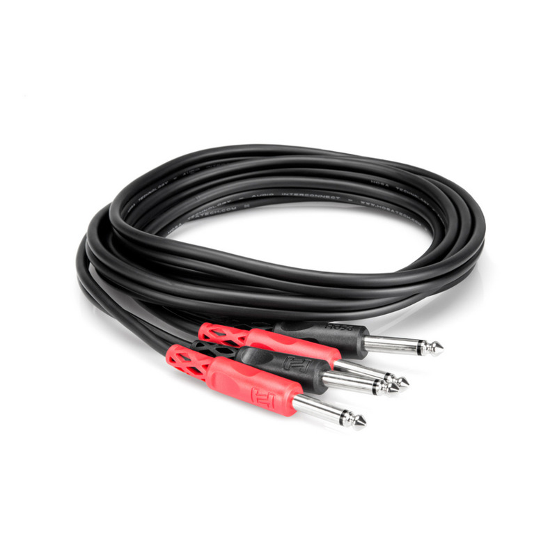 Кабель акустический двойной Hosa CPP-202 Dual TS 2 м.