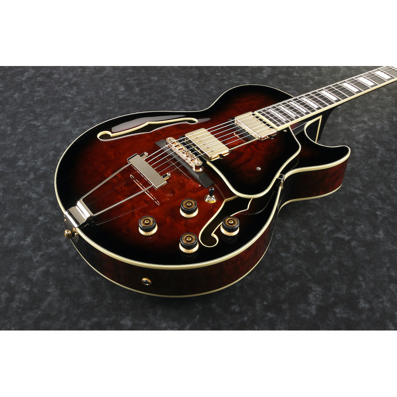 Электрогитара Гітара напівакустична IBANEZ AG95QA-DBS
