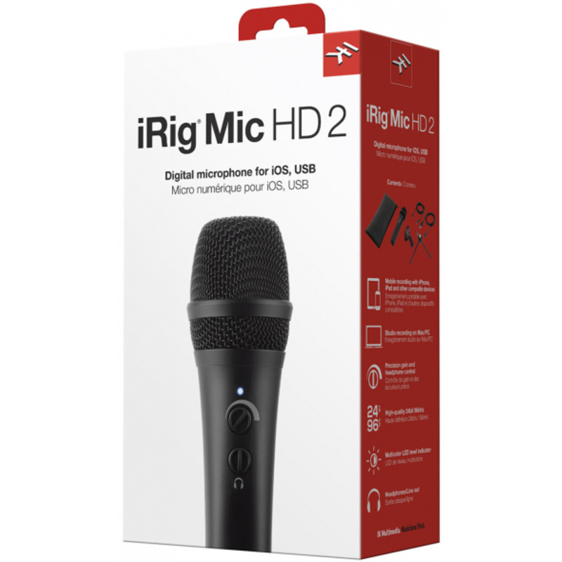 Микрофон ручной Ik Multimedia IRIG MIC HD 2