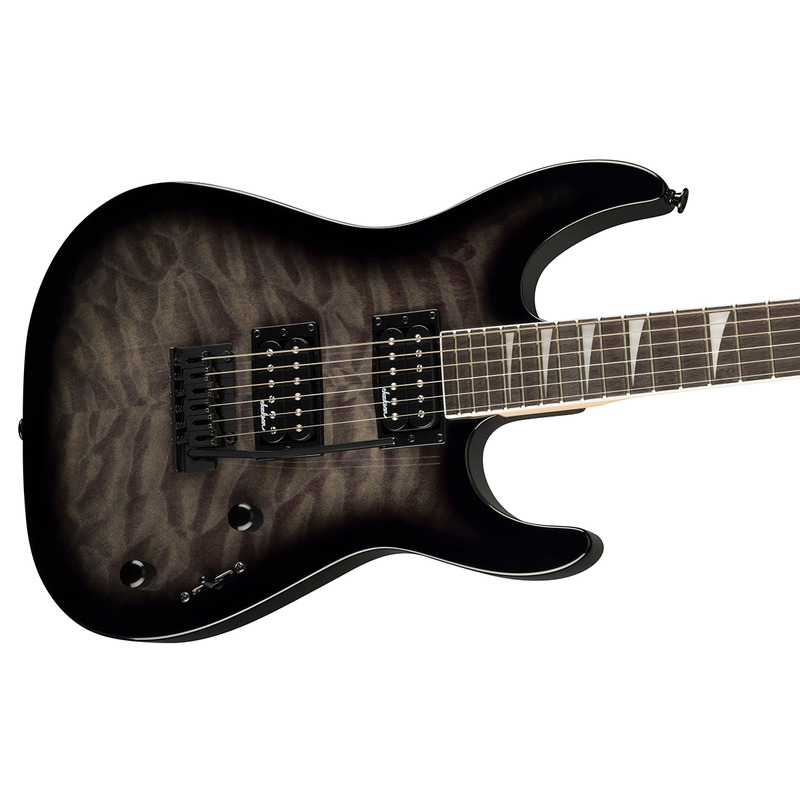 Електрогітара JACKSON JS SERIES DINKY JS20 DKQ 2PT TRANSPARENT BLACK BURST