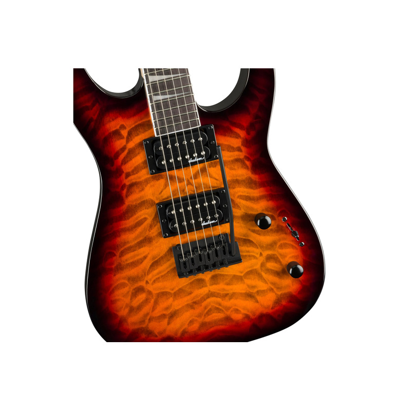 Электрогитара JACKSON JS SERIES DINKY JS20 DKQ 2PT TRANSPARENT TOBACCO BURST