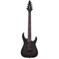 Электрогитара Jackson JS22Q-7 DKA Dinky Arch Top HT Transparent Black Burst