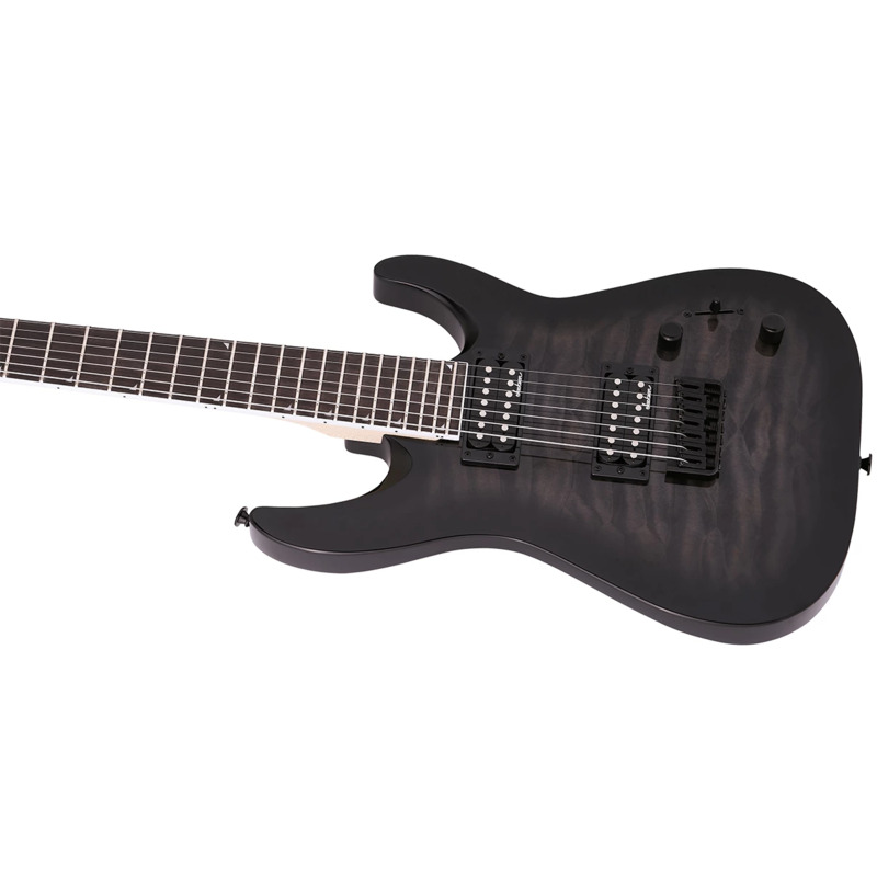 Электрогитара Jackson JS22Q-7 DKA Dinky Arch Top HT Transparent Black Burst
