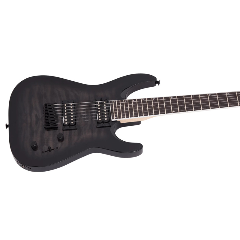 Электрогитара Jackson JS22Q-7 DKA Dinky Arch Top HT Transparent Black Burst