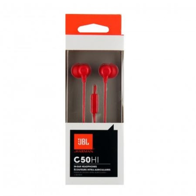 Навушники звичайні JBL C50HI RED