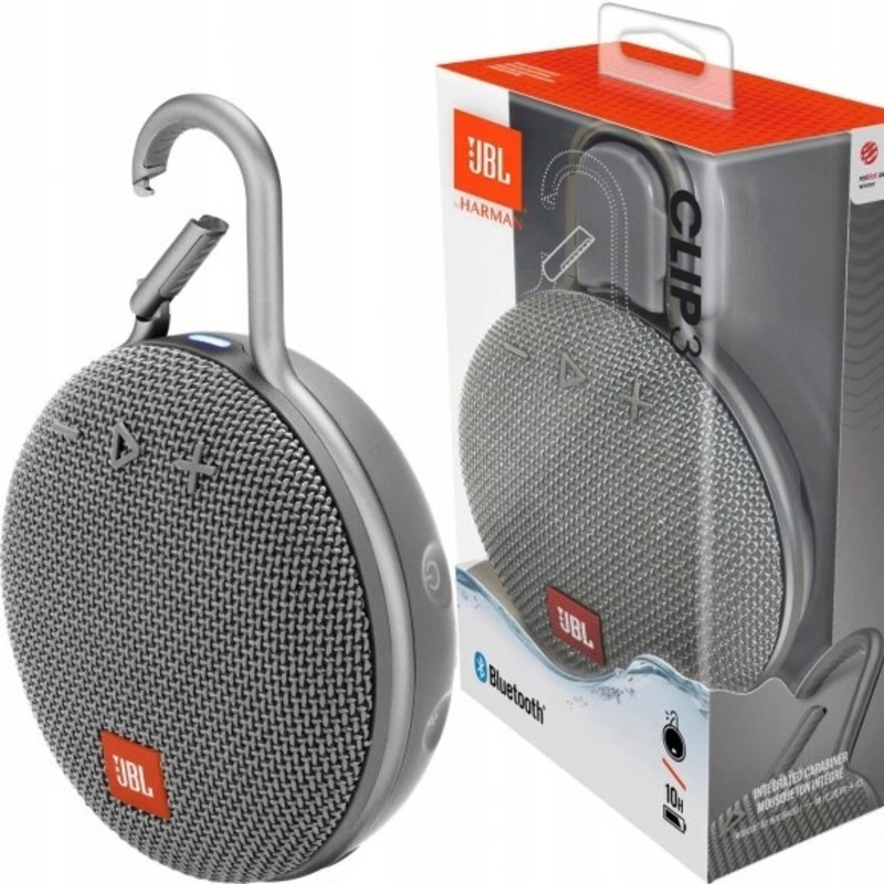 Портативная колонка JBL Clip 3 Grey