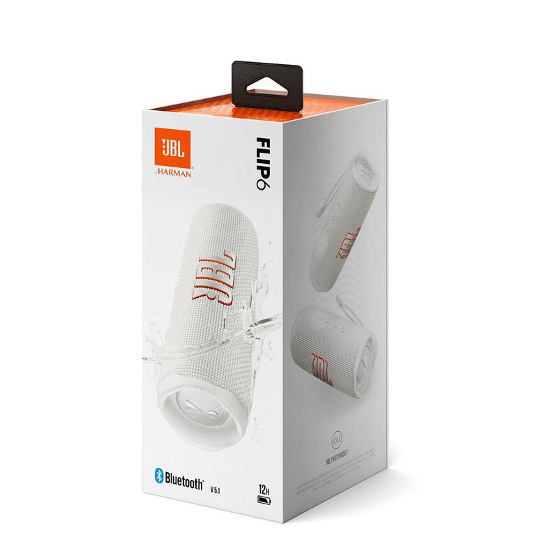 Портативна колонка JBL FLIP 6 WHITE