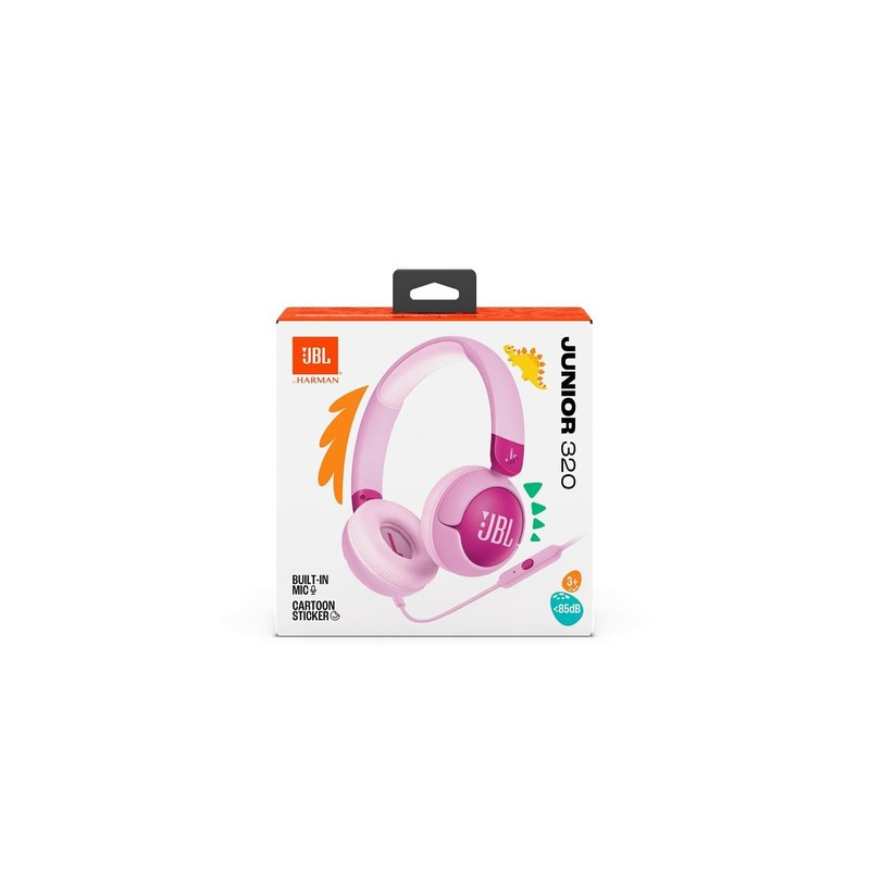 Наушники закрытые JBL JR 320 PINK