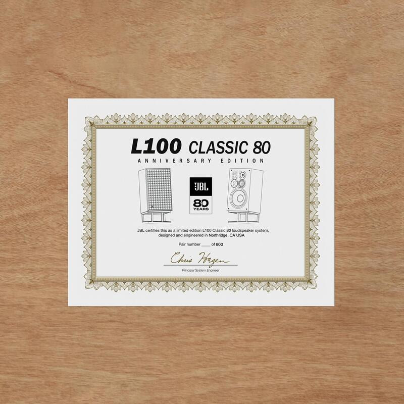 Акустическая система JBL L100 CLASSIC 80