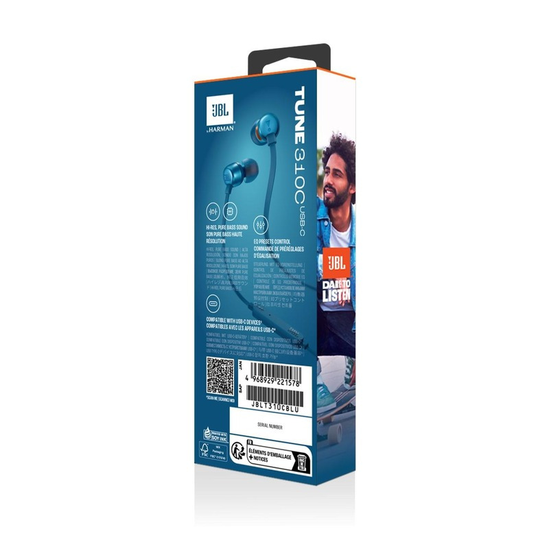 Наушники открытые JBL TUNE 310C BLUE
