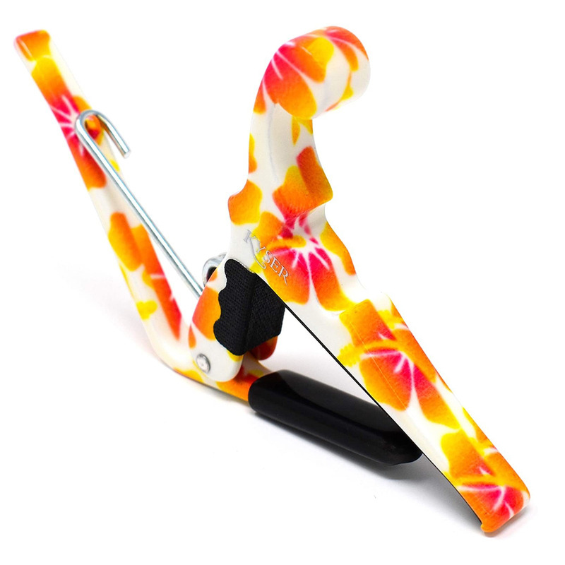 Каподастр Kyser KUPHA Quick-Change Ukulele Capo Pastel Hibiscus
