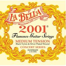 Струны для классической гитары La Bella 2001FM Flamenco Medium Tension
