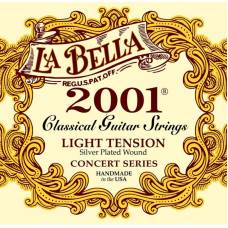 Струны для классической гитары La Bella 2001L Silver Plated Light Tension